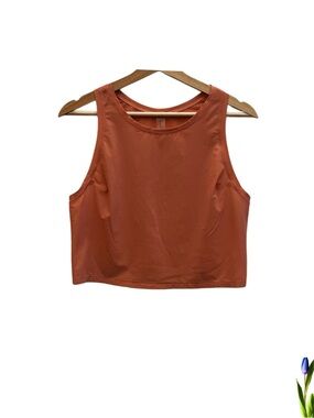 Outdoor Voices Rust Orange Crop Tank